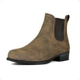 thumbnail image 1 of Comfy Moda Women's Chelsea Boots | Waterproof | Fleece Lined | Rustic Brown - Daily, 1 of 5