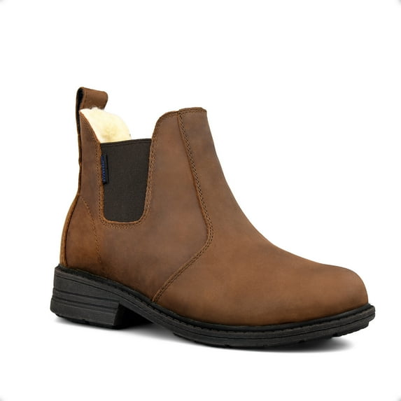 Comfy Moda Women's Waterproof Chelsea Winter Boots Legend II Antique Brown