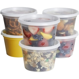 Reditainer 8 oz. Extreme Freeze Deli Food Containers with Lids - 40 Pack 