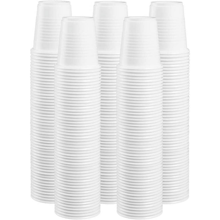Comfy Package 3 Oz Plastic Cups Disposable Mini Bathroom Mouthwash Sample  Cups, 500-Pack