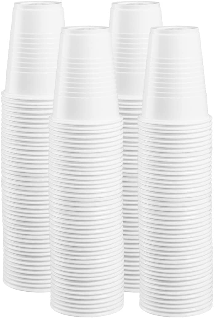 Comfy Package 3 oz. Small Paper Cups, Disposable Mini Bathroom Mouthwash Cups (Blue - 300)
