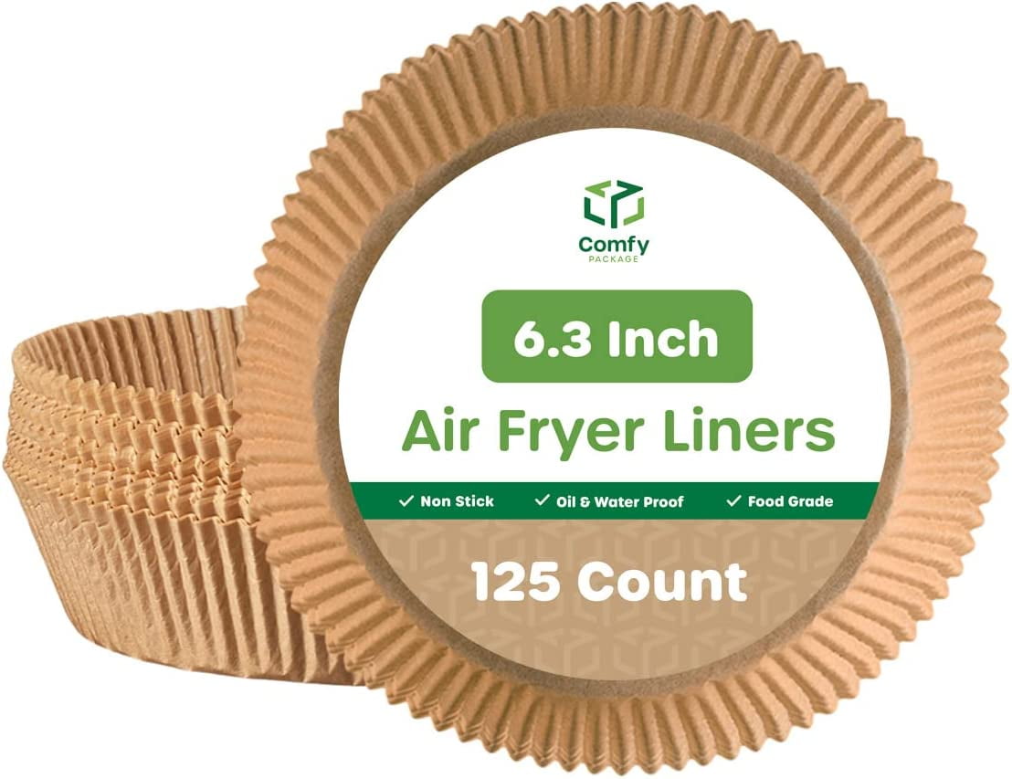 6.3 Inch 270 Pcs round Air Fryer Liners,Non-Stick Air Fryer Parchment Paper  Line