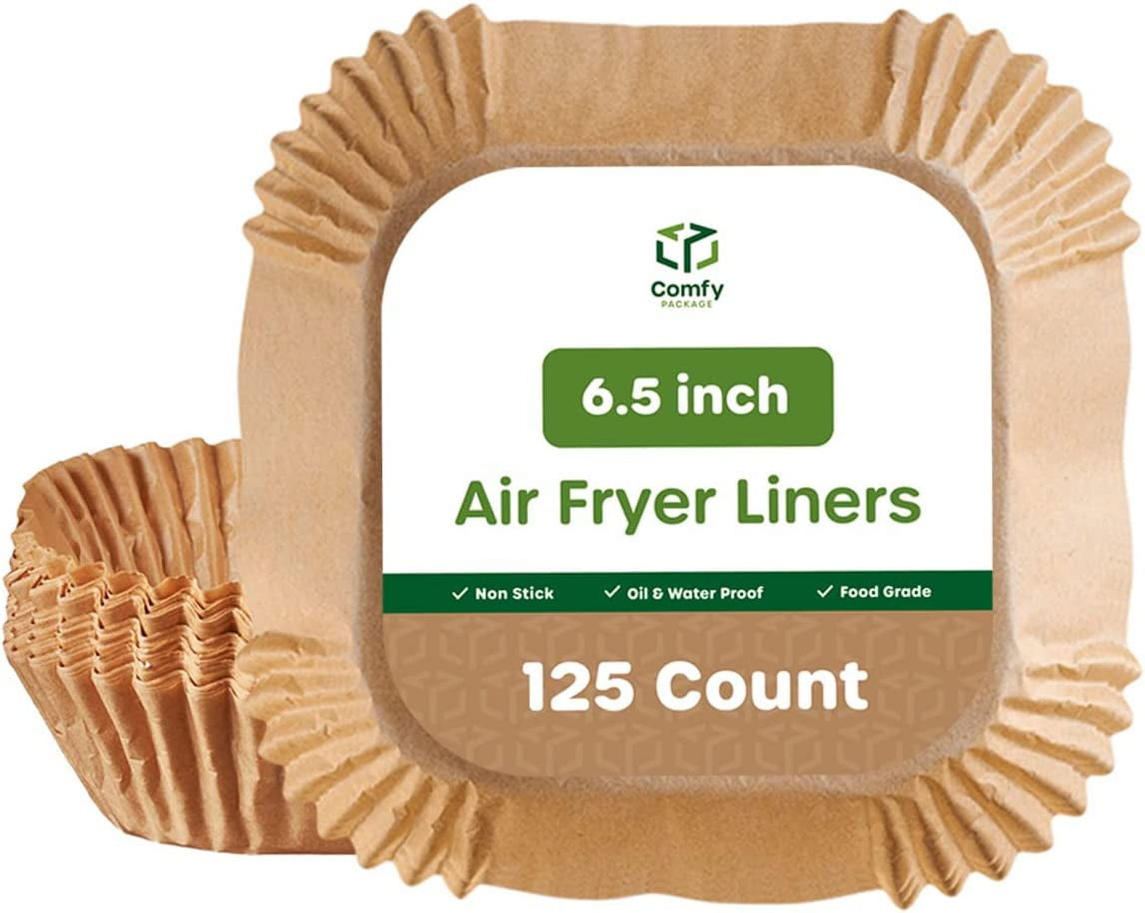 100-Pack 8 Inch Non-Stick Air Fryer Liners, Parchment Paper Sheet