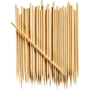 Comfy Package 6” Bamboo Sticks Kabob Skewers for Grilling BBQ Skewer Sticks, 100-Pack