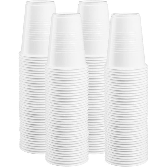 Comfy Package 7 Oz BPAFree Disposable Plastic Cups, Bulk Party Drinking Cups, 500Pack