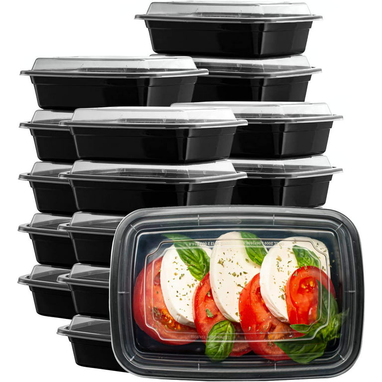 [50 Count] 12 oz. Meal Prep Containers With Lids, 1 Compartment Lunch  Containers, Bento Boxes, Food Storage Containers