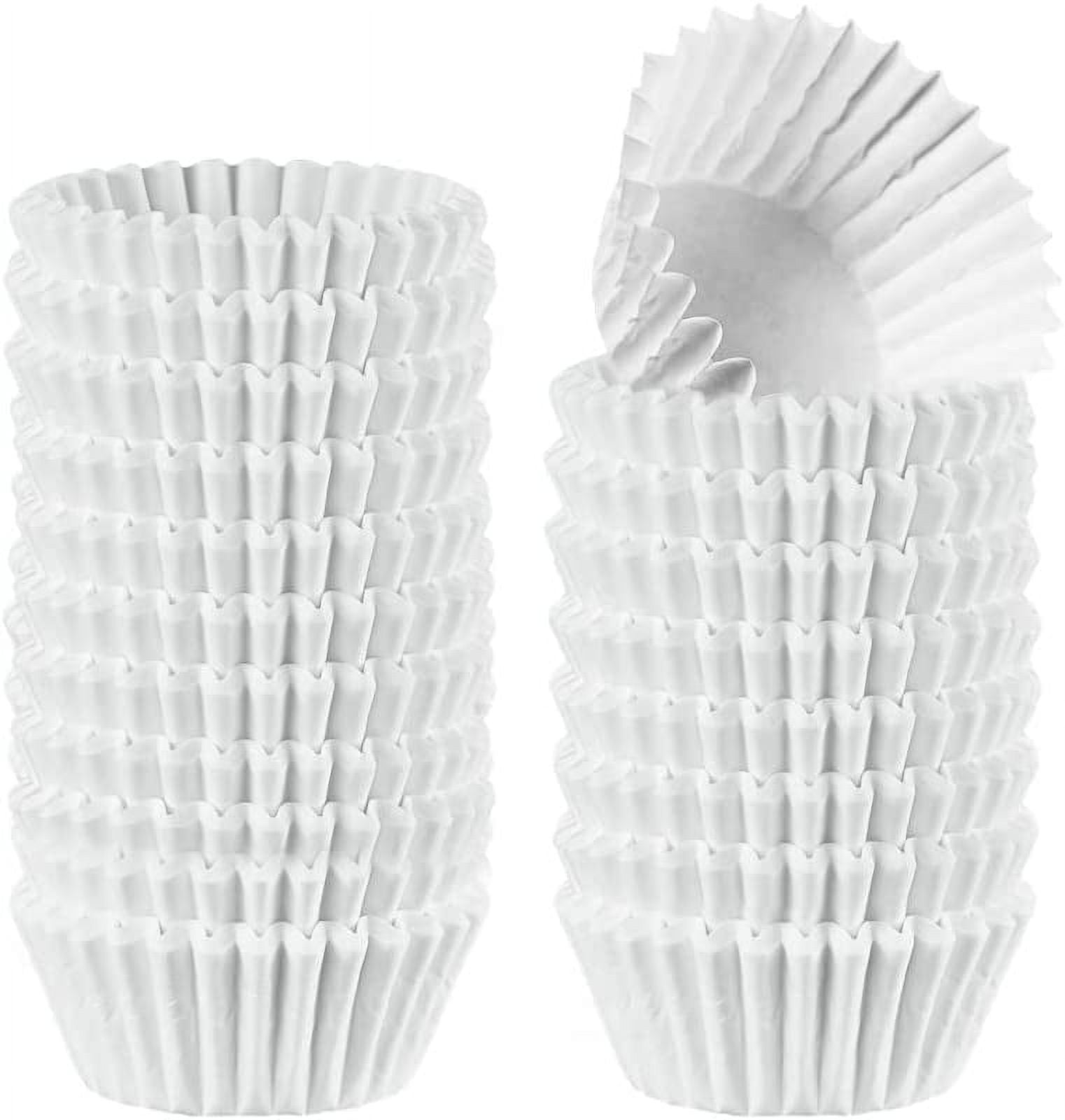  Arant 1-3/4 Inch White Cupcake Liners. Paper, Ideal for  Holidays and Parties, 1.000 Pack.: Home & Kitchen