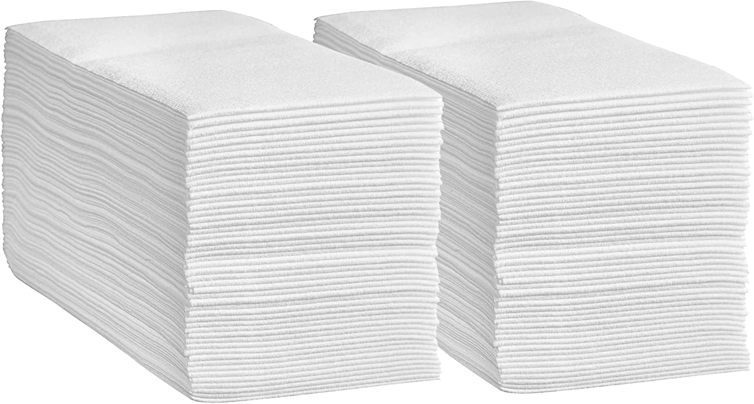  Comfy Package [Case of 1,200] Linen-Feel Guest Towels -  Disposable Cloth Dinner Napkins, Bathroom Paper Hand Towels, Wedding  Napkins : Health & Household
