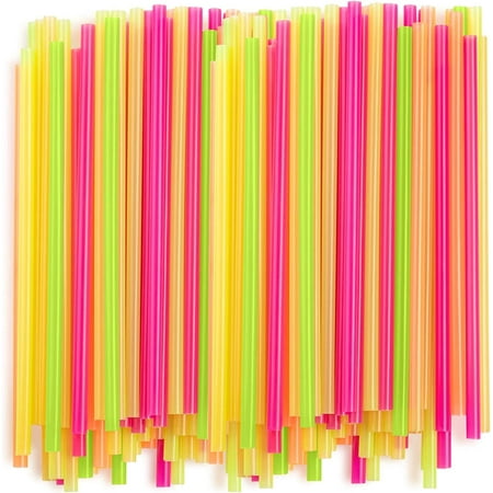 Comfy Package Wide Straws for Drinking & Smoothies [100 Pack] Assorted Colors price history and forecast - GUSTO BD12245