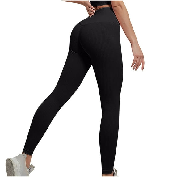 Comfy Pants Women Leggings Yoga Pants Solid Color Sweat Pants Trendy Sweatpants Women Fitness Joggers Butt Lifting Leggings for Women with Pockets for Women High Waisted Workout Yoga Pants