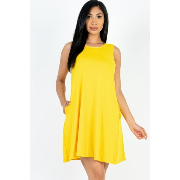 Comfy Sleeveless Flare Mini Dress