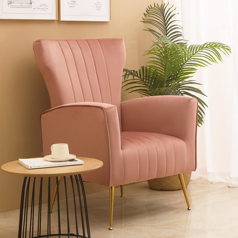 Vintage pink armchair hot sale