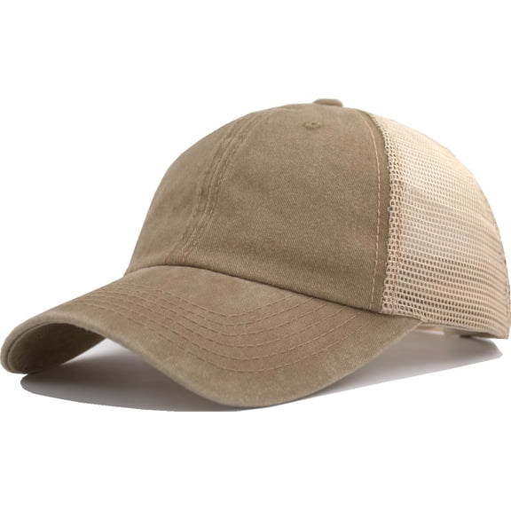 Comfy Vintage Trucker Baseball Hat- M/L/XL/XXL Women Men Unstructured Washed Dad Cap | Snapback | Soft Crown | Soft Mesh