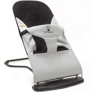 ComfyBumpy Ergonomic Baby Bouncer Seat - Portable Bouncing Chair with Adjustable Height-Gray