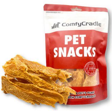 ComfyCradle Air-Dried Chicken Jerky, Natural High-Protein Dog Treats, 5.29 oz
