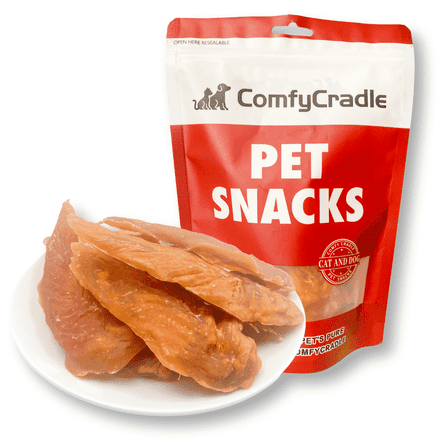 ComfyCradle Chicken Jerky Dog Treats, Chewy Training Snacks, 3.53 oz/1.1 Pound