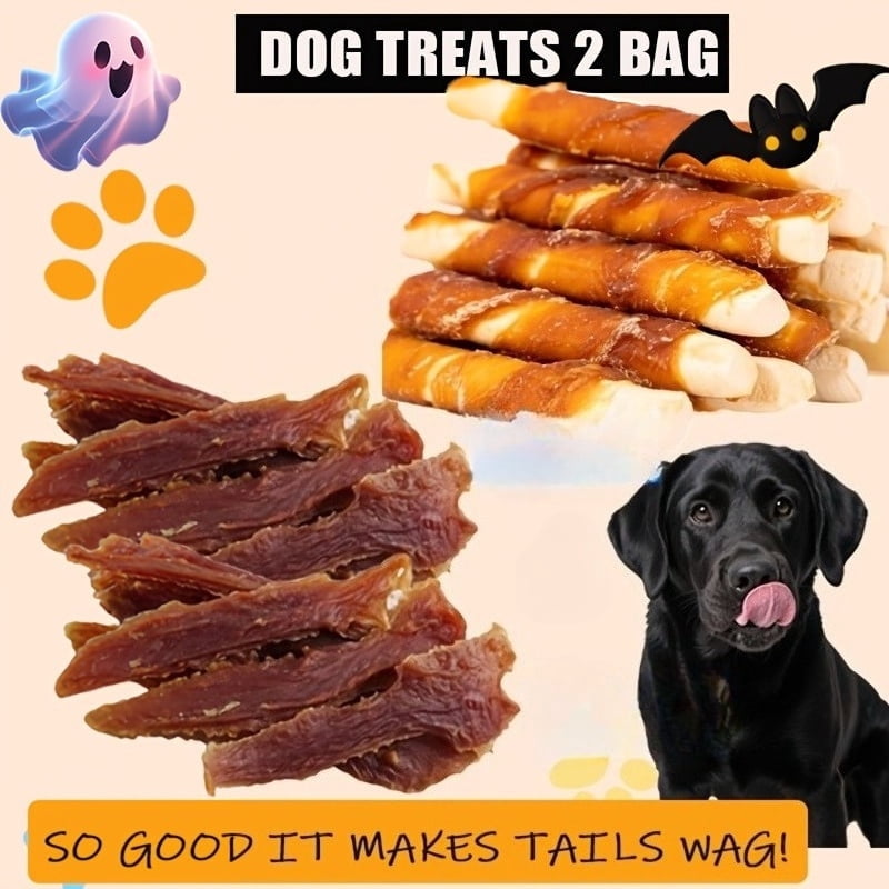 ComfyCradle Duck Meat Strips & Chicken Milk Sticks Dog Treats Variety Pack, High-Protein Training Rewards for All Breeds, 28.2 oz (800g Total)