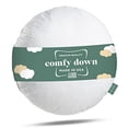 thumbnail image 1 of ComfyDown 95% Feather 5% Down, 26" Diameter Round Decorative Pillow Insert, Sham Stuffer, 1 of 8