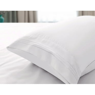 ComfyLife White Bamboo Pillowcases, Queen (2 Count)