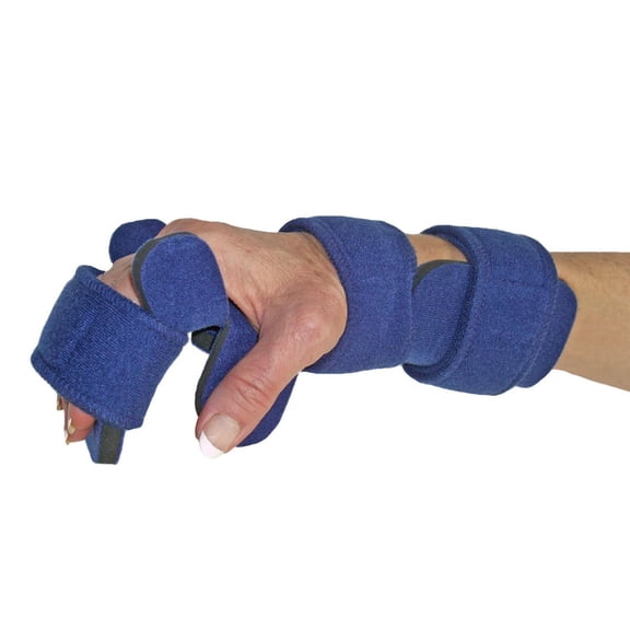 ComfySplints Comfy Hand Thumb Orthosis, Adult Large / Light Blue / Comfyprene