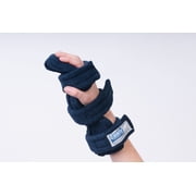 ComfySplints  Hand Wrist Finger - Adult Large / Terrycloth/ Navy Blue