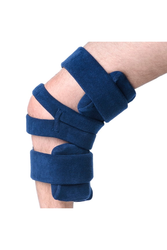 ComfySplints Knee Orthosis, Adult / Terry Cloth - Dark Blue