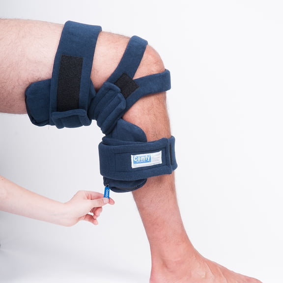 ComfySplints Locking Pull Ring Knee Orthosis, Pediatric Large