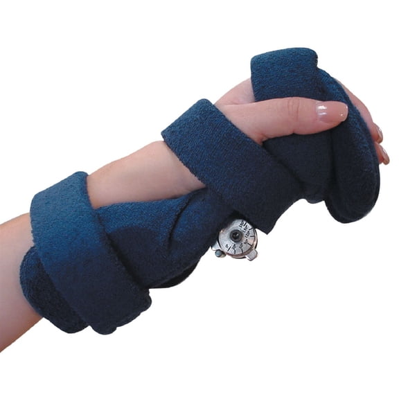 ComfySplints Spring Loaded Goniometer Hand Orthosis, Adult