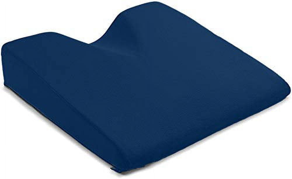 ComfySure Car Seat Wedge Pillow - Memory Foam Firm Cushion - Orthopedic  Support and Pain Relief for Lower Back, Tailbone, Coccyx and Hips for  Driving, Office Chairs and More (Navy) 