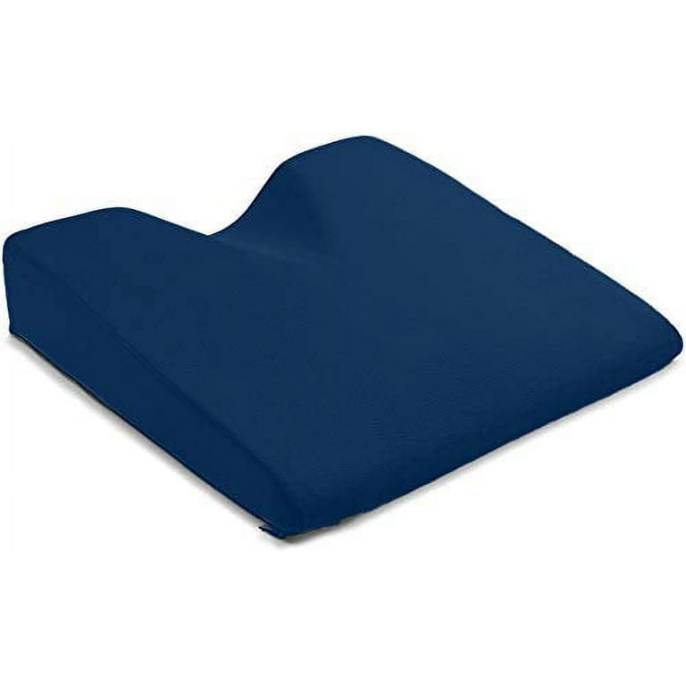 ComfySure Car Seat Wedge Pillow - Memory Foam Firm Cushion - Orthopedic  Support and Pain Relief for Lower Back, Tailbone, Coccyx and Hips for  Driving, Office Chairs and More (Navy) 