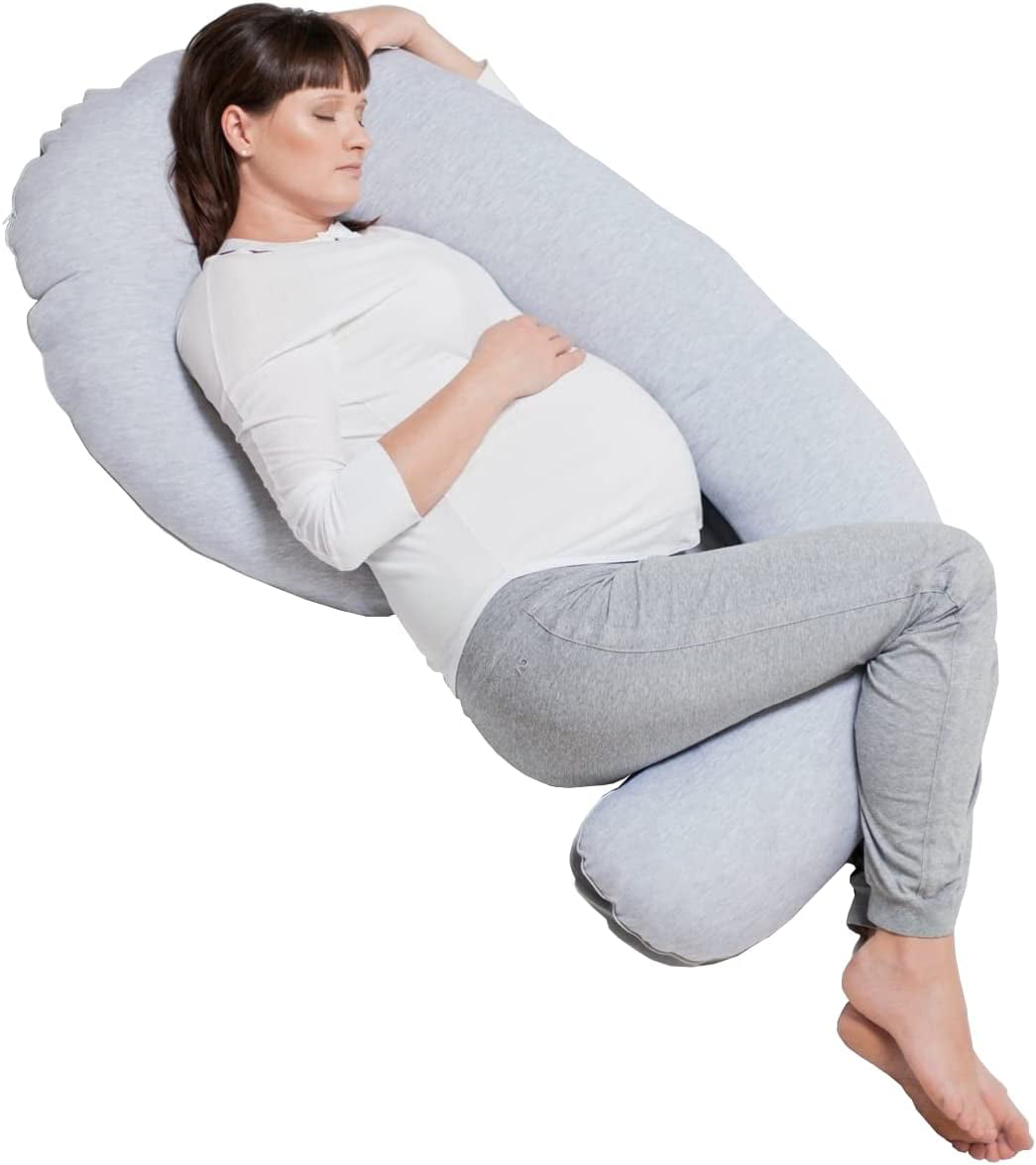 ComfySure Full Body Pregnancy Pillow - 58 J Shaped Maternity Pillow for  Pregnant Women - Hypoallergenic, Comfortable, Plush and Therapeutic