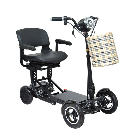 Comfygo MS-3000 Electric Scooter for Adults, Foldable Scooters for Seniors,4 Wheeler Drive Mobility Scooter with Chair,Scooter Eléctrico para Adultos