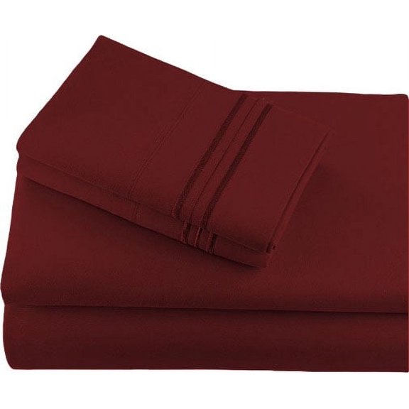 Comfylife Bamboo Derived Rayon Pillowcase Set-Moisture Wicking, No Fading- Queen (2 Pieces)-Purple