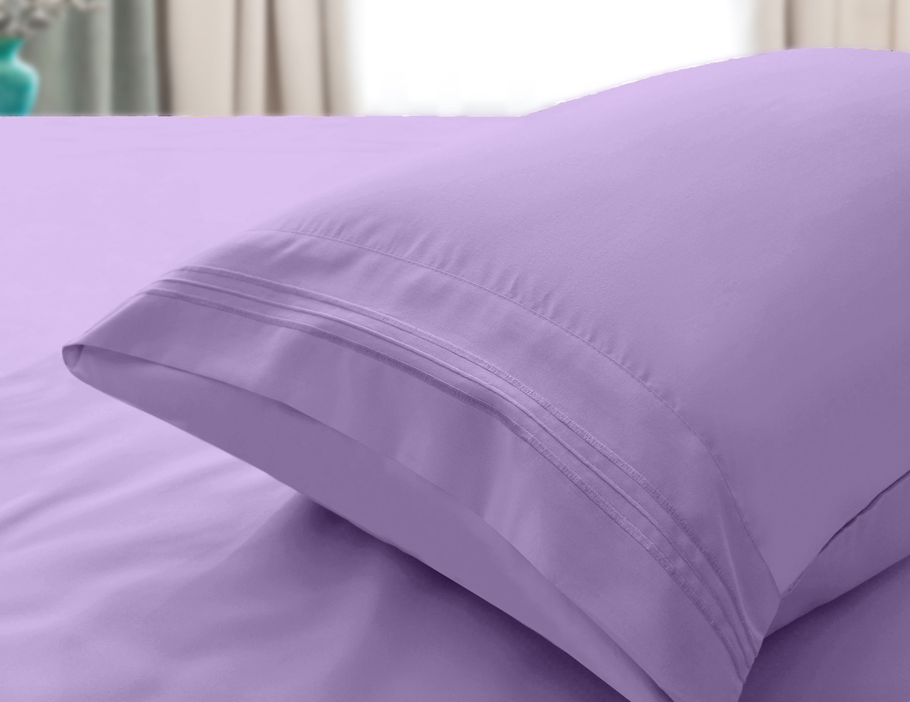 Paloma Pillowcase - French Lavender - King