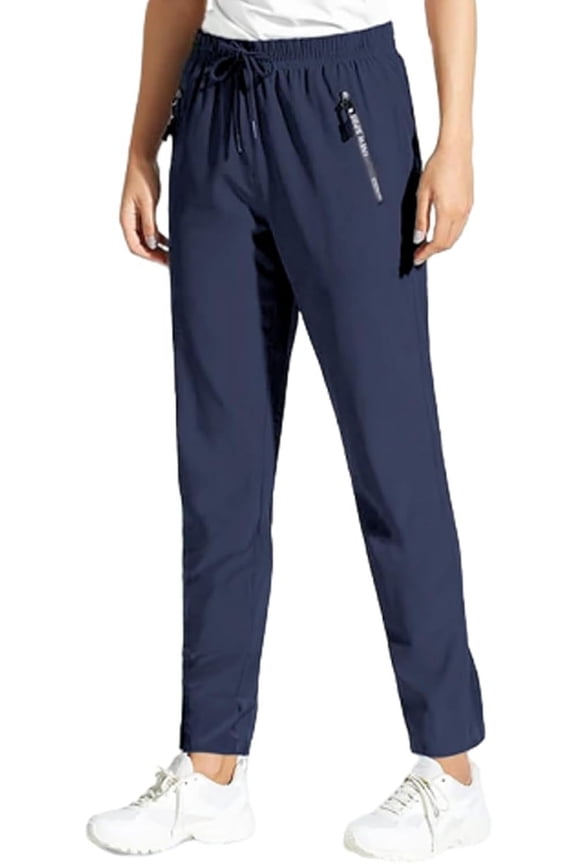 Comfys Fit Stretch Active Pants for Women Breathable Quick Drying Travel Hiking Comfy Work Pants with Zipper Pockets