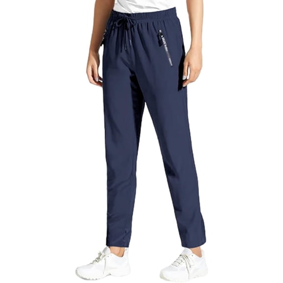 Comfys Fit Stretch Active Pants for Women Breathable Quick Drying Travel Hiking Comfy Work Pants with Zipper Pockets