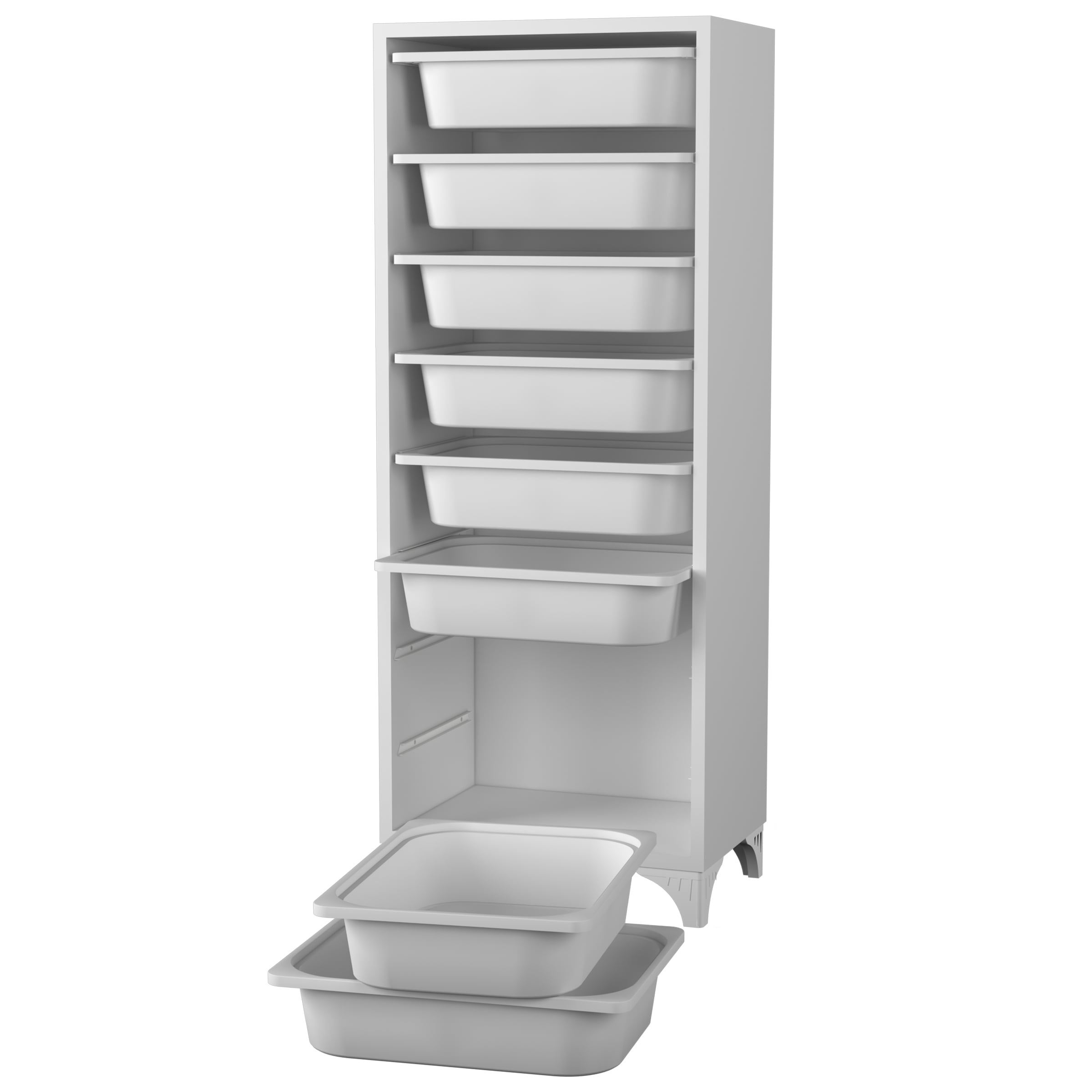 Comfyt White Dresser & Closet Organizer, Tall Wooden Standing Room