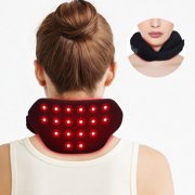 Comfytemp Cordless Red Light Belt for Neck, Flexible Wearable Neck Red Light Wrap with App & Button Control, Fits 13.5"-20"