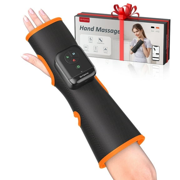 Comfytemp Hand Massager with Compression and Heat, Cordless Wrist Massager for Pain Relief, Arthritis and Carpal Tunnel, Ideal Gifts