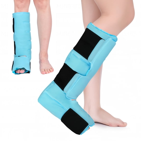 Comfytemp Large Foot Ankle Ice Pack Wrap, Hot & Cold Gel Pack for Foot, Ankle and Lower Leg Support