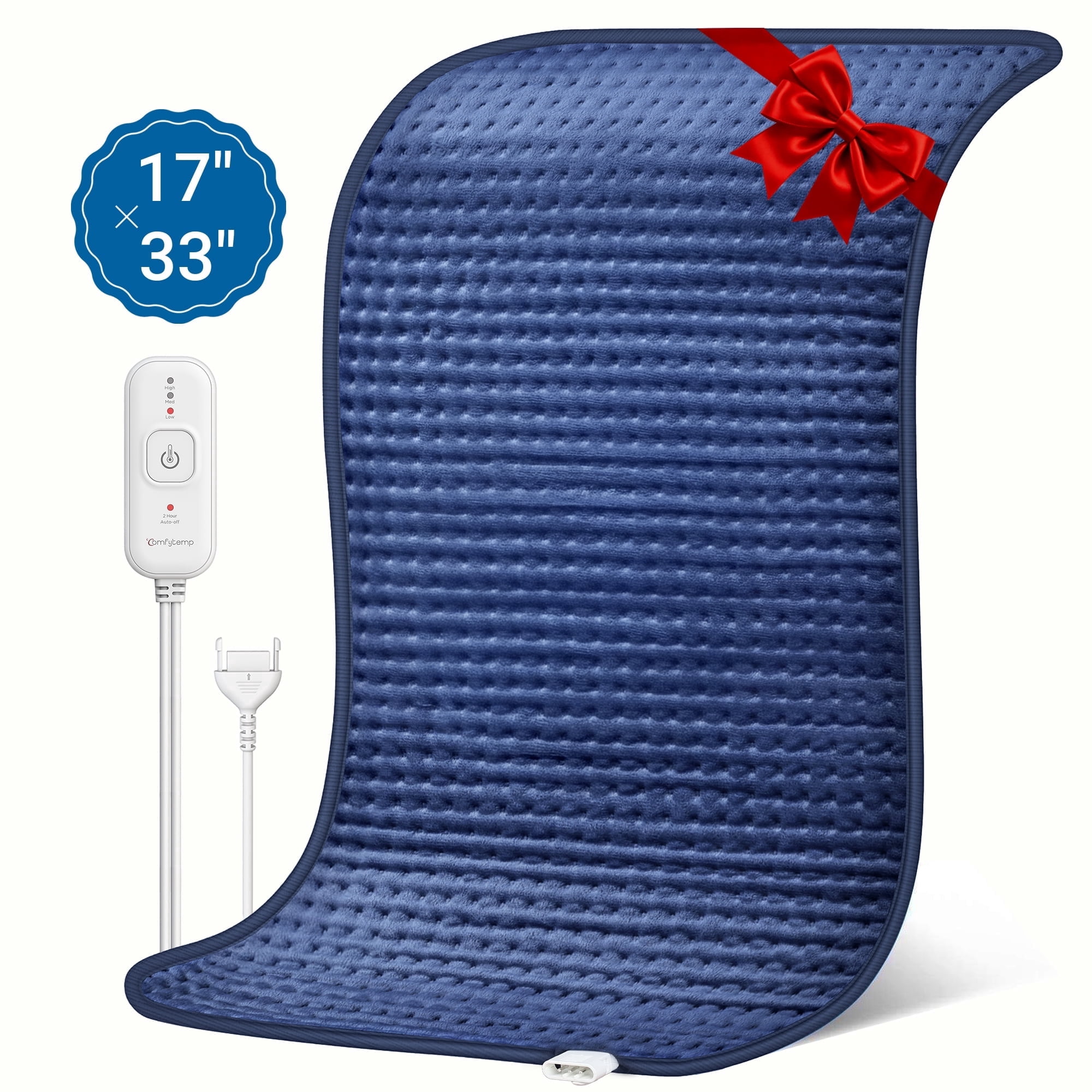 冷え対策・保温グッズ Manta Sleep Neck Heating Pad Comfytemp Large Heating Pad for Back Neck Shoulder, FSA HSA