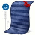 thumbnail image 1 of Comfytemp Large Heating Pad for Back Neck Shoulder, FSA HSA Eligible, 17''x33'', Auto Shut off, Blue, 1 of 9