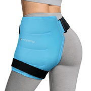 Comfytemp Wide Hip Ice Pack Wrap for Hip Surgery, Sciatica, Fracture, Pain Relief (S)