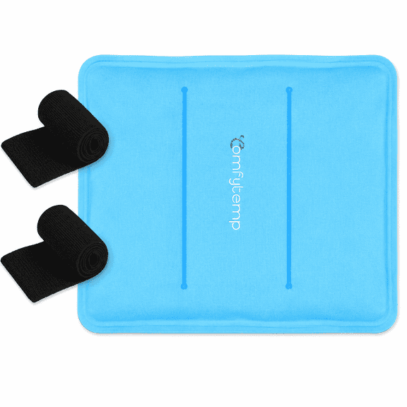 Comfytemp Large Ice Pack Wrap with 2 Straps, Reusable Hot & Cold Pack for Injuries, Shoulder, Back, Knee, 14.5"11"