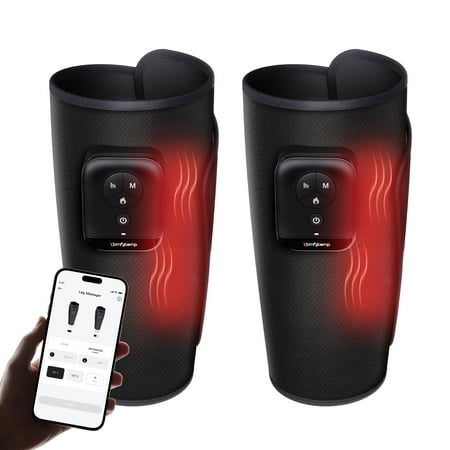 Comfytemp Cordless Leg Massager with Circulation, Muscle Relief & Heat