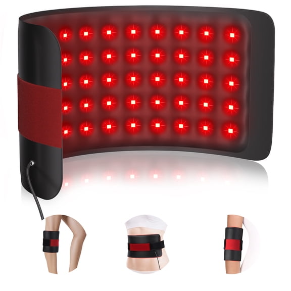 Comfytemp Red Light Pad, 14.4x6.1in, Flexible LED Wrap with Adjustable Straps for Small Body Areas Relaxation