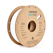 Comgrow PLA 3D Printer Filament, 3D Printer PLA Filament 1.75mm, Dimensional Accuracy +/- 0.02 mm, 1KG Spool PLA White