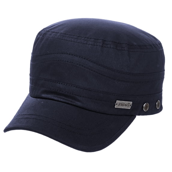 Comhats Military Army Cap For Men Women with Detachable Shield Climbing Hiking Outdoors Navy M