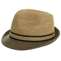 CenturyX Vintage Style Fedora Hat with Belt for Women Men Western ...