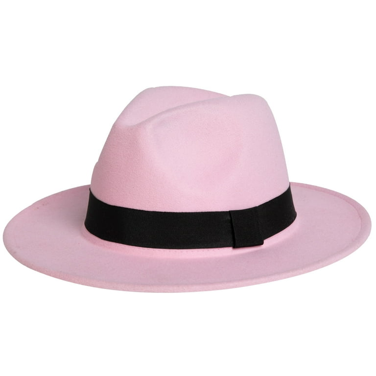 Pink gangster hat sales
